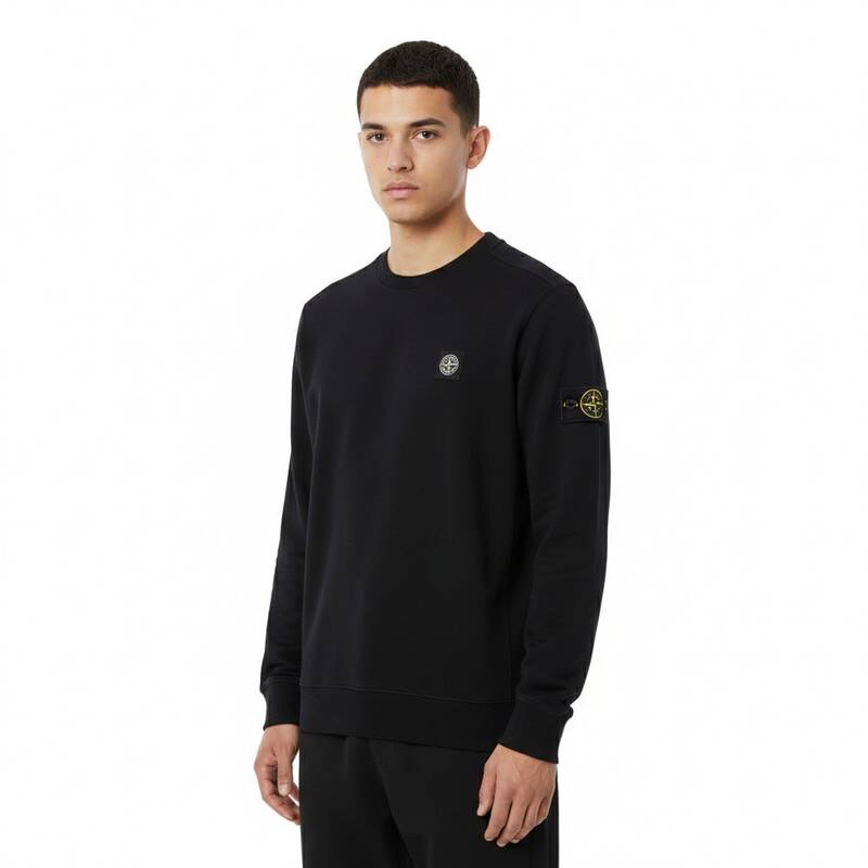 ストーンアイランド ロゴパッチ メンズ長袖Tシャツ L1S152100031 S0013 V0029
