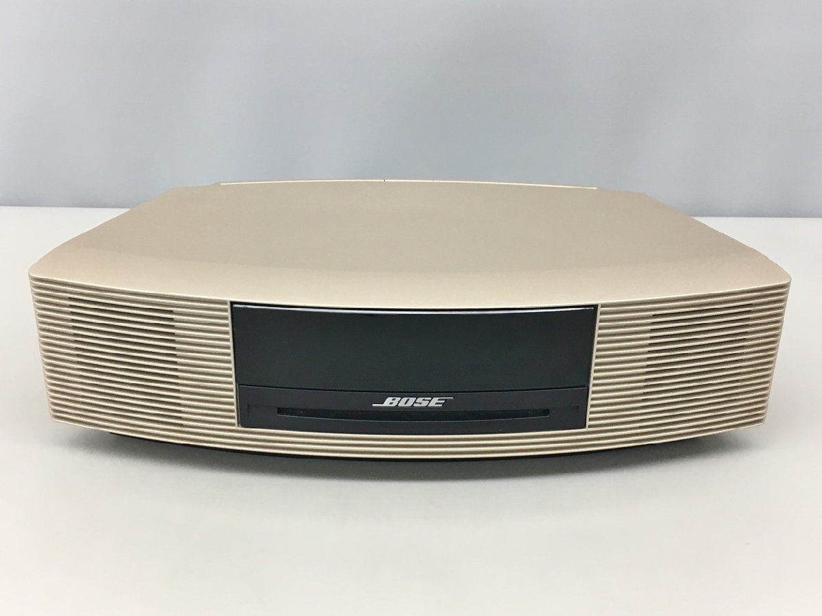 CDプレーヤー WAVE MUSIC SYSTEM ボーズ BOSE チタニウムシルバー オーディオ機器 リモコン付き 2506LS083