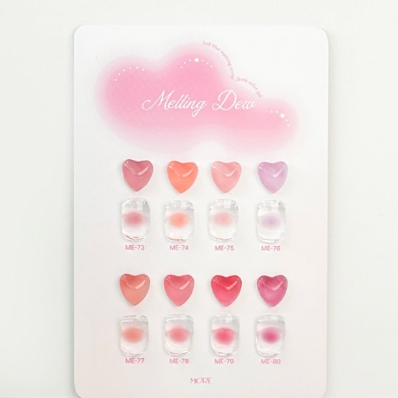 MORE GEL / Melting Dew Syrup gel 8 Set / Nail