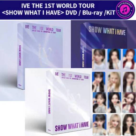 即時配 送！【3種選択】 IVE THE 1ST WORLD TOUR SHOW WHAT I HAVE (DVD / Blu-ray / KiT)