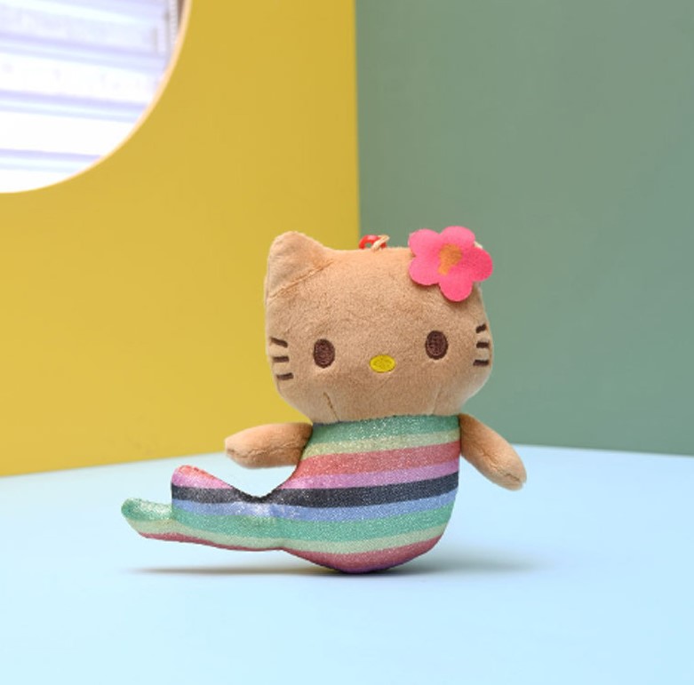 サンリオ　ハワイ　キティ　日焼キティぬいぐるみキーホルダー サンリオハワイキティ日焼キティぬいぐるみキーホルダー