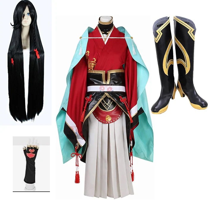 新作入荷コスチューム刀剣乱舞 和泉守兼定 とうらぶ コスプレ衣装 お盆 プレゼント 祭り 変装 コスプレ祭 文化祭 手袋付き 衣装＋ウィッグ+靴コスプレ