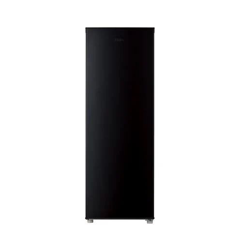 Haier JF-UFS11B-K ファン式冷凍庫 107L 前開き 1ドア 幅45cm 冷凍冷蔵切替機能 ブラック