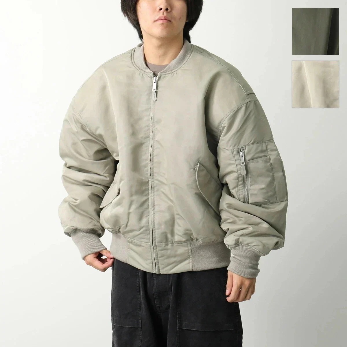 ENTIRE STUDIOS エンタイアスタジオ ボンバージャケット BROAD BOMBER ES2540 メンズ MA-1 ブルゾン ナイロン ジップアップ