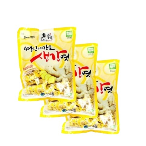 韓国食品名人カンボンソが 作った生姜飴 250g x 3