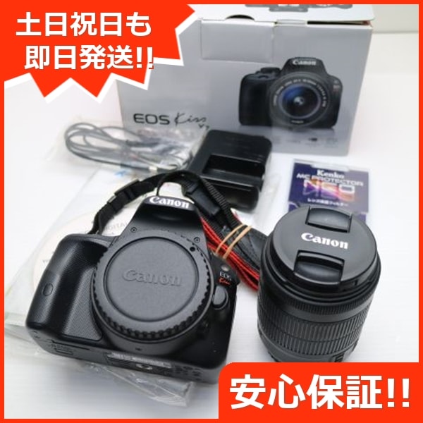 超美品 EOS Kiss X7 レンズキット ブラック 103