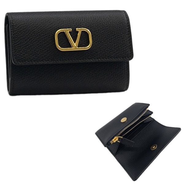コインケース 5W2P0AE6 SNP 0NO Vロゴ ビジネスカードケース 名刺入れ ブラック VLOGO SIGNATURE