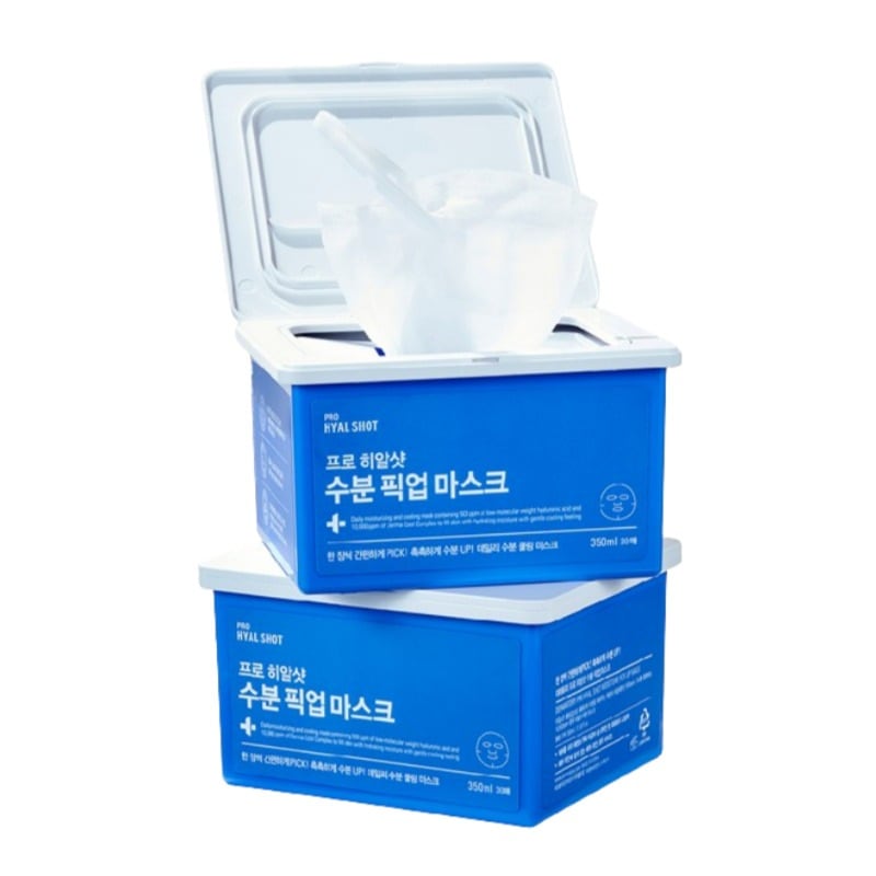 プロヒアルショット 水分ピックアップマスク 30枚x2個 (水分保湿ケア/ヒアルロン酸 しっとり肌 敏感肌 水分デイリーケア)/Pro Hyal Shot Moisture Pick Up Mask