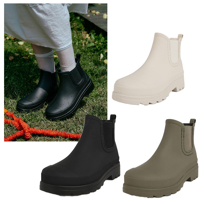 Short Banding Chelsea Rain Boots HPCV6ES704 レインブーツ 梅雨 夏 雨 チェルシーブーツ アウトドア ファッション レディース 男女共用