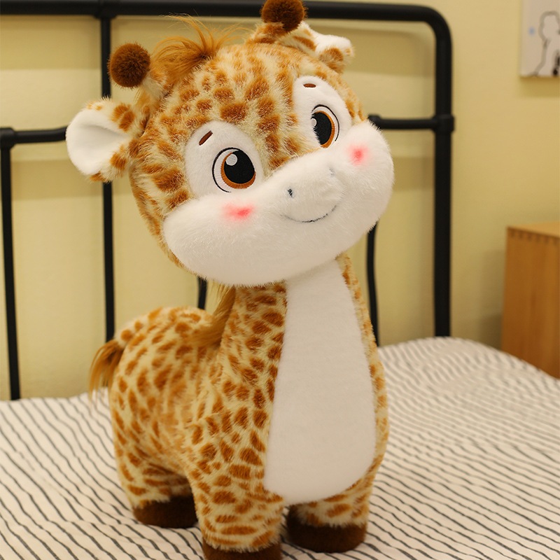 かわいいキリンのぬいぐるみぬいぐるみステーションエゾシカのぬいぐるみ子供のぬいぐるみ大サイズ寝枕