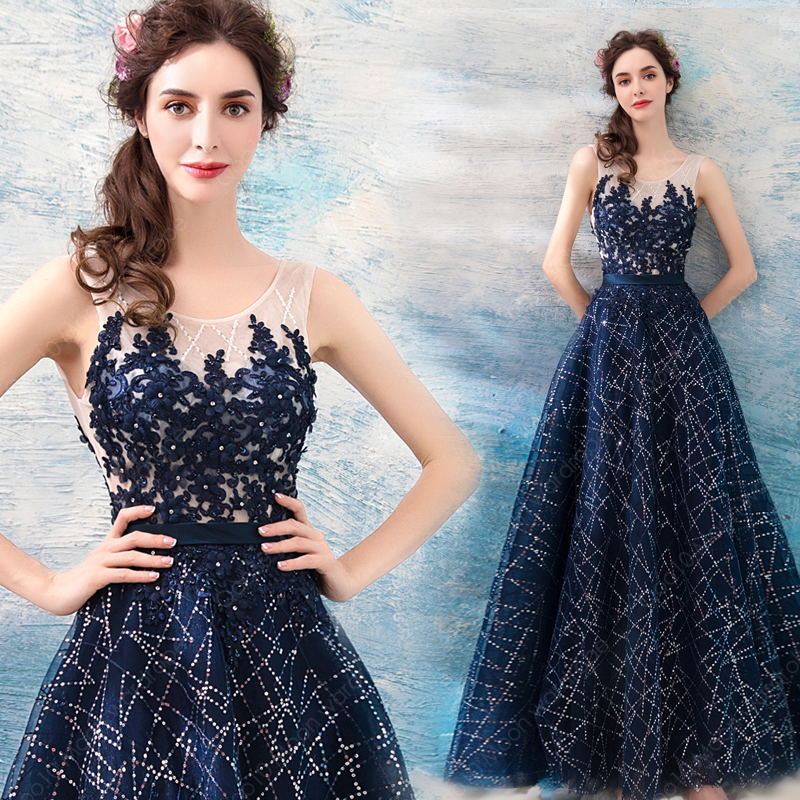 ロングドレス 花柄 演奏会 パーティードレス 結婚式 ドレス ウェディングドレス パーティドレス お呼ばれ ピアノ 発表会 フォーマル ドレス 二次会ドレス-69