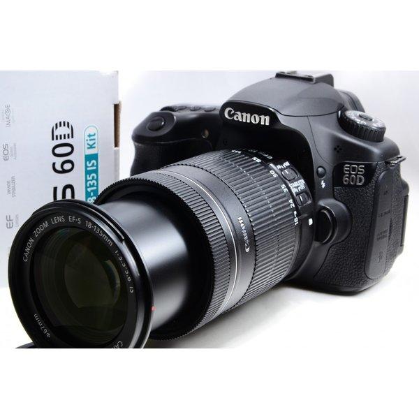 【中古】キヤノン Canon EOS 60D レンズセット 美品 ストラップ付き 54,800円