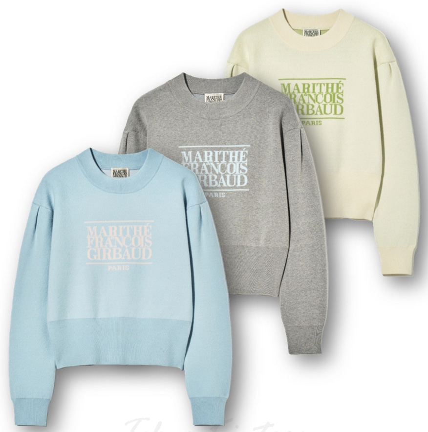 W CLASSIC LOGO CROP KNIT (MFG45CKN101)