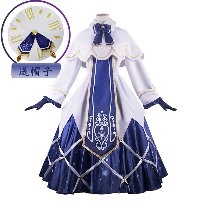コスプレ衣装バーチャルアイドル2021版プリンセスドレスコスプレ衣装二次元アニメ衣装