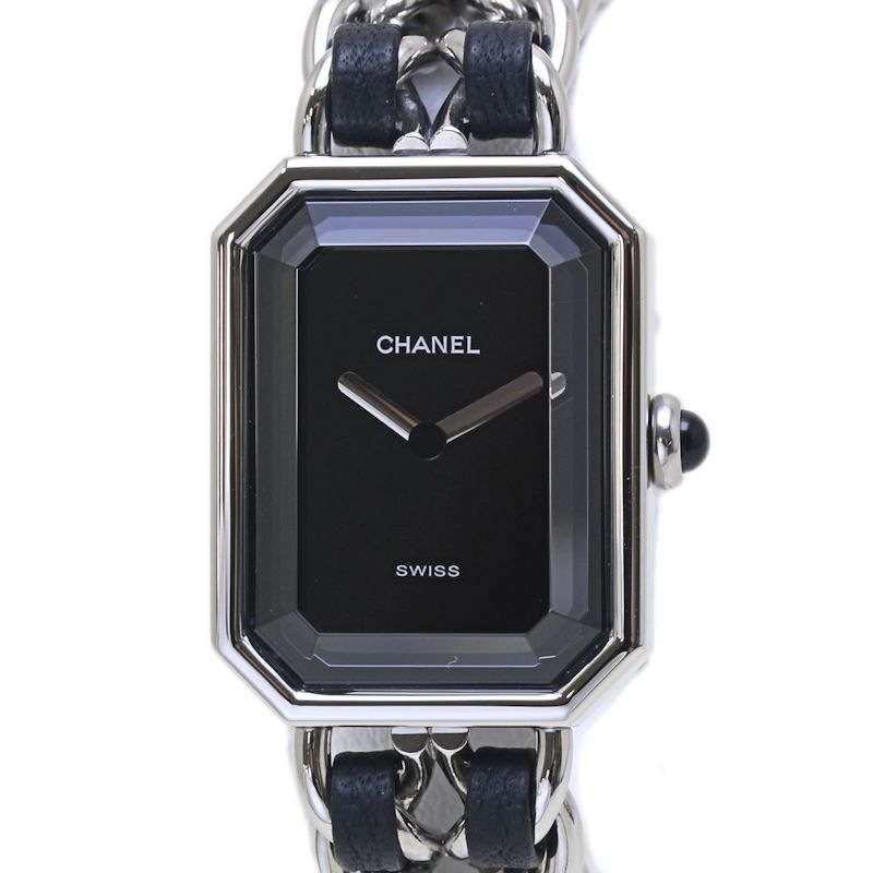 プルミエール Mサイズ H0451 腕時計 レディース ステンレススチールx牛革 /40062【中古】