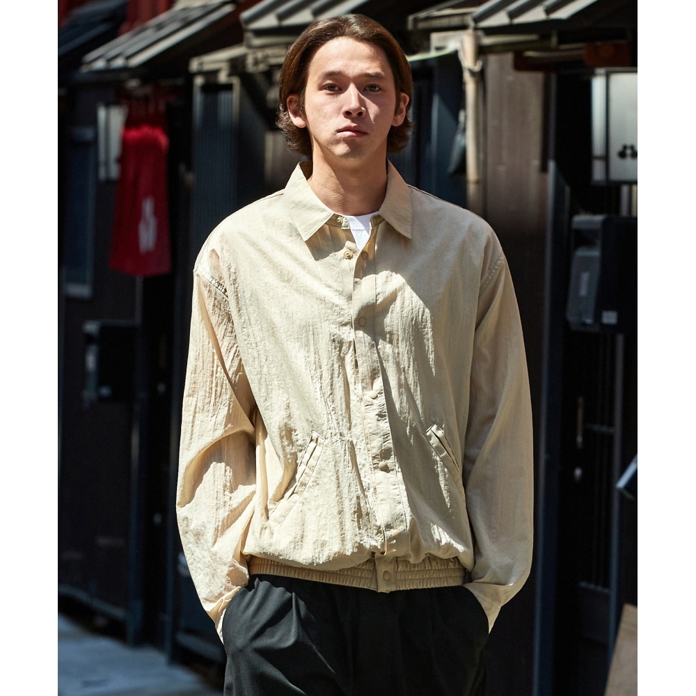 MINIMALPROJECT ソリッドスナップブルー種ジャケット MJK114 [BEIGE]