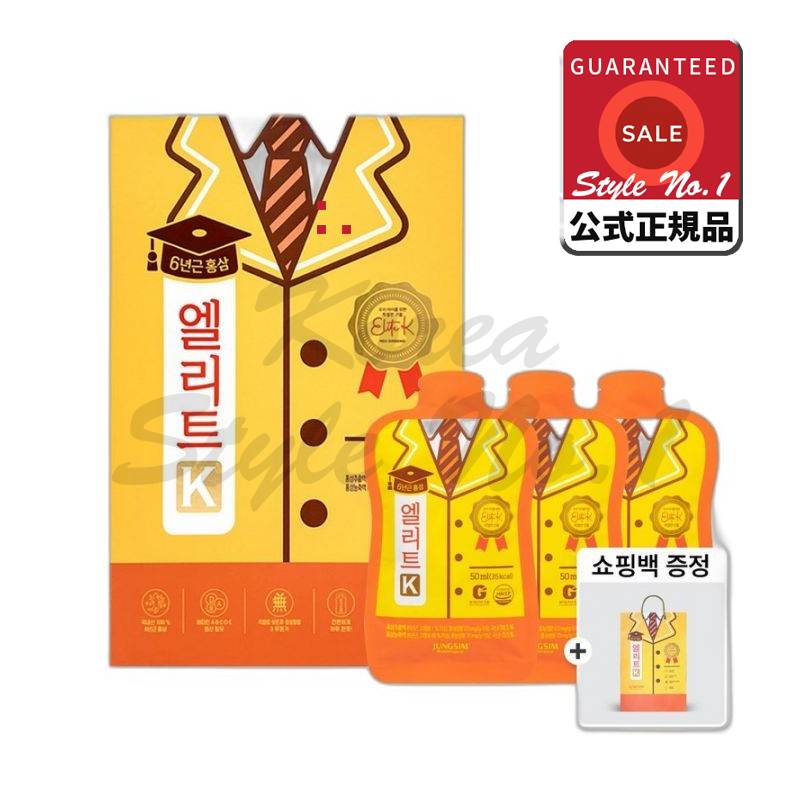 エリートk 6年根プレミアム紅参+ショッピングバッグ1.5L 7,456円