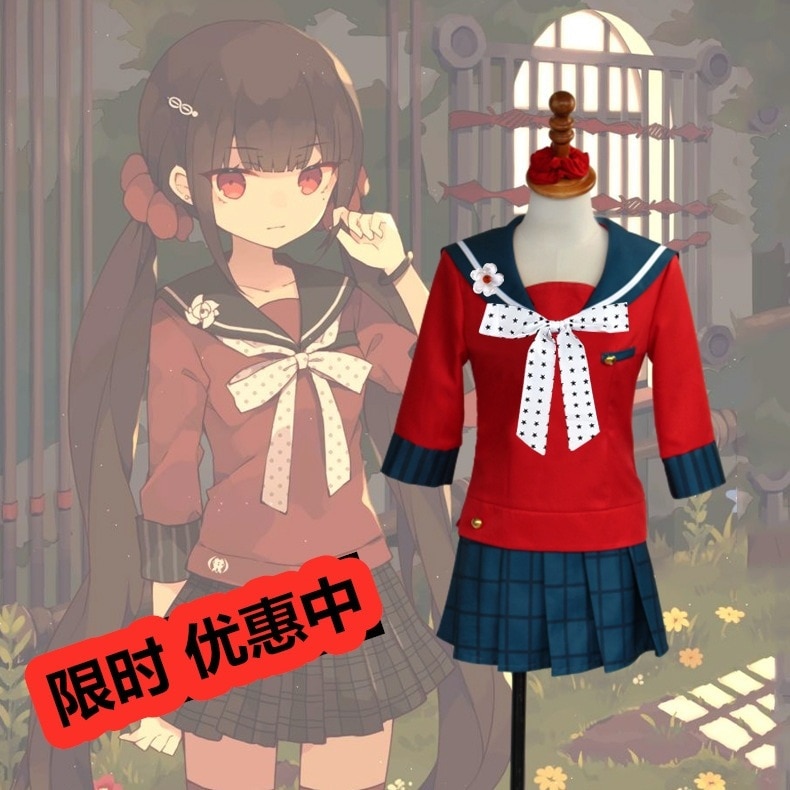 K1151弾丸論破v 3春川魔姫cos服保育士コスプレ女性フルセット制服誘惑キャンパス風