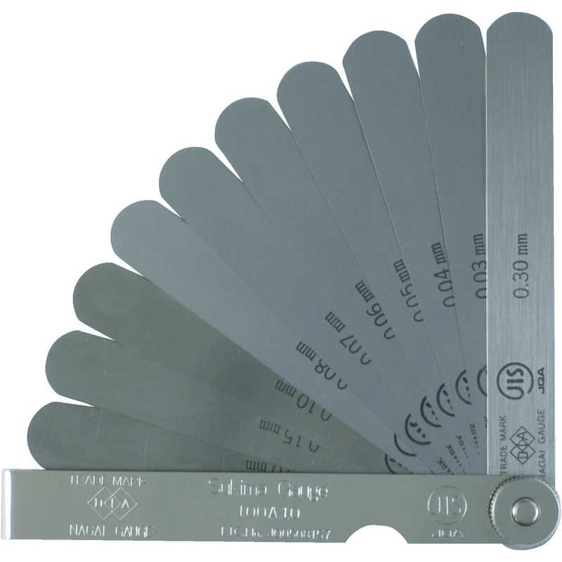 永井ゲージ製作所　JIS規格すきまゲージ　100A11