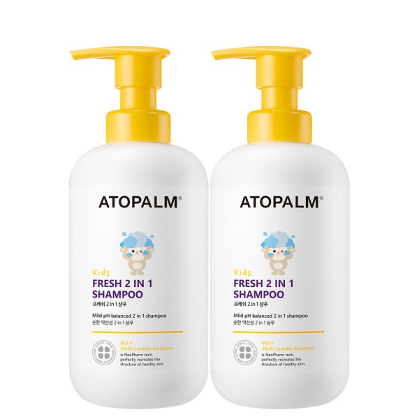 アトパム キッズ フレッシュ 2in1 シャンプー 460ml x 2個