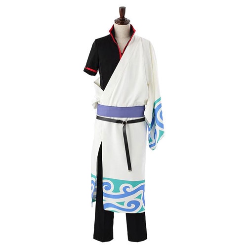 コスプレ 仮装 銀魂 坂田銀時の衣装 男女兼用XL 【 キャラクター 正規ライセンス品 女性用 コスチューム アニメキャラ 大人用 ハロウィン パーティーグッズ メンズ レディース 余興 男性用 】