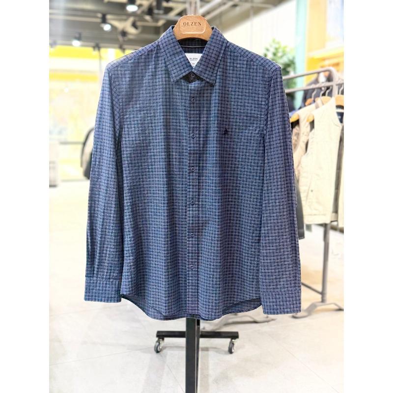 [坡州店] [] S/S イージーコットン カジュアルシャツ NV