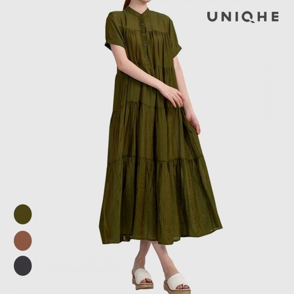 (UNIKE) フォレストカンカンロングドレス