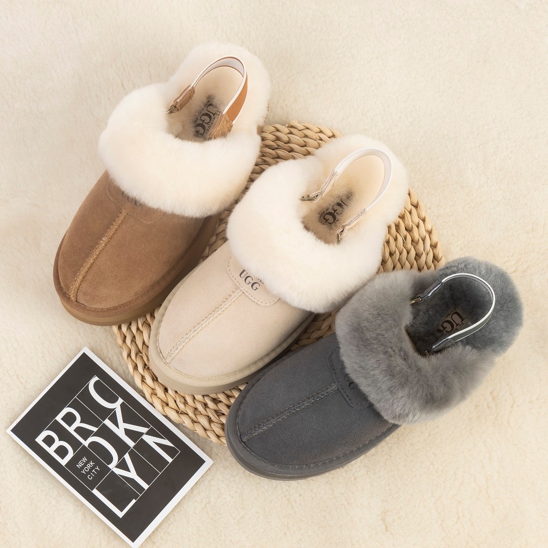 本革 羊革 厚底 ファー サンダル by OZNATIVES Australia 11,765円