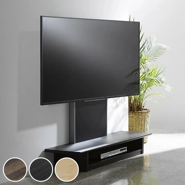 テレビ台 壁寄せ フロアスタンド 65V型対応 TVラック 幅120cm TV台 TVボード ＴＶスタンド 壁よせ 壁 ＴＶラック テレビボード AVラック AV機器収納 AVボード シンプル