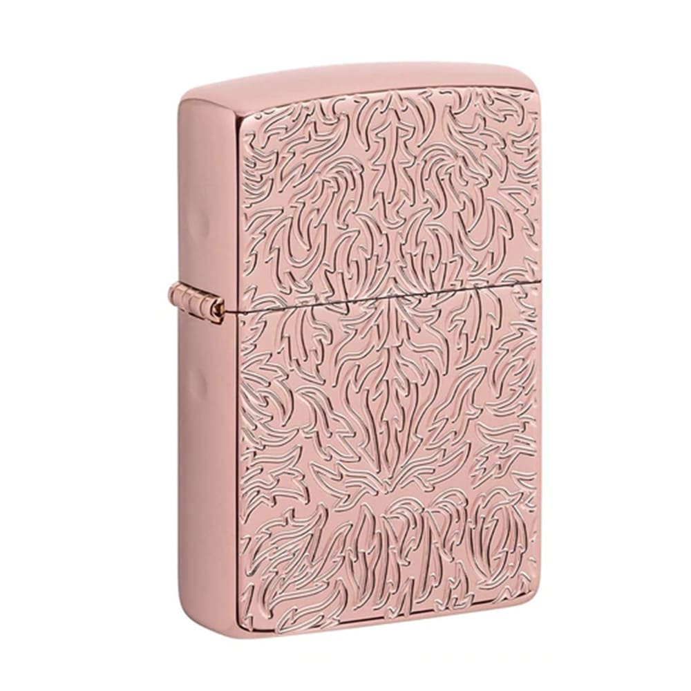 Zippo ジッポーライターレディースデコデザイン アーマー 北米シリーズ 49703 Carved Pattern 片面刻印