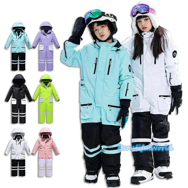 スキーウェアキッズ上下セットスノーボードウェアジュニアスノーウェアジャケットパンツ　男の子女の子撥水防風保温雪遊び中綿　暖かいH40 11,952円