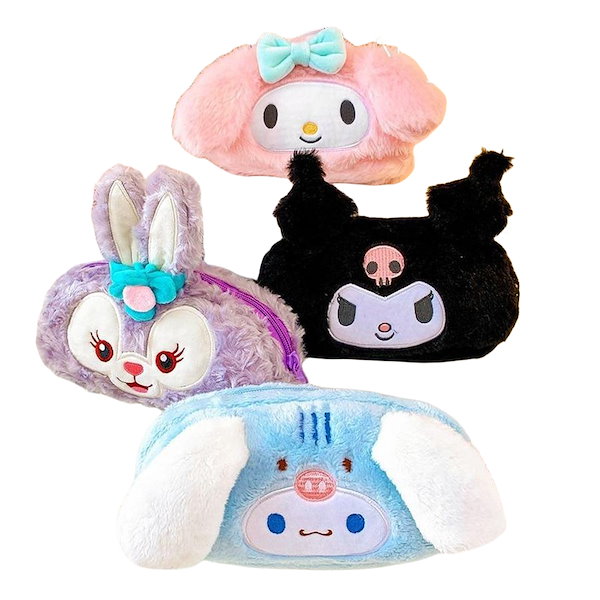 Qoo10] 韓国 ペンケース ぬいぐるみ かわいい