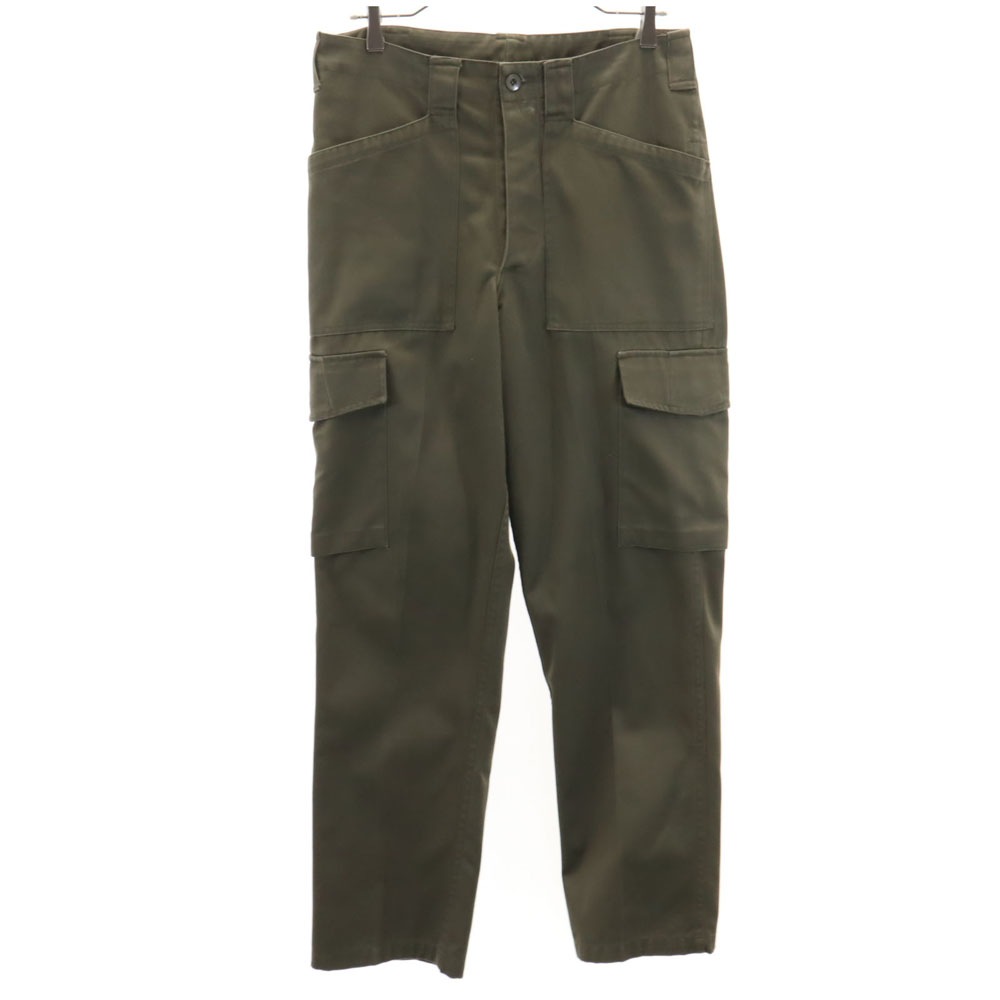 オーストリア軍 カーゴパンツ 88/90 カーキ Austrian Army ボタンフライ メンズ