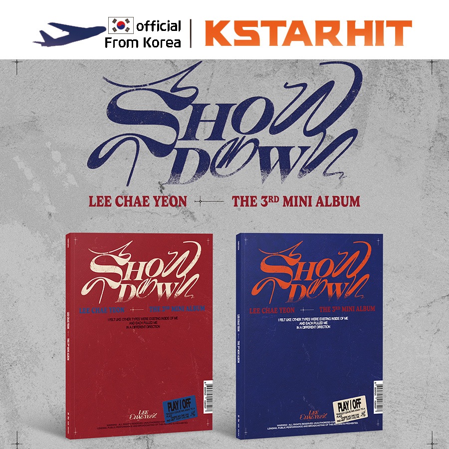 (2種セット) LEE CHAEYEON - SHOWDOWN (3枚目のミニアルバム)