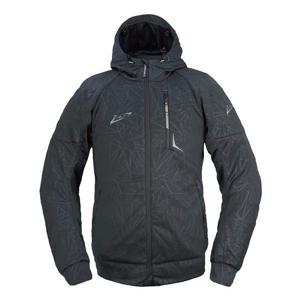 R&R エアスルーライディングフーディーFP E.BK-WM RR7243E-BKL2