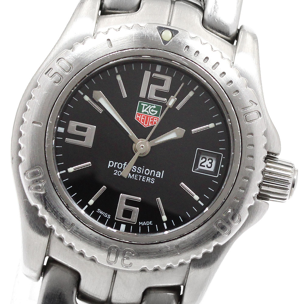 タグホイヤー TAG HEUER WT1410 リンク デイト クォーツ レディース _938750【中古】