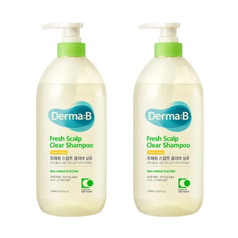 [1+1] フレッシュスカルプクリアシャンプー【フローラルグリーン】1000ml+1000ml / 韓国コスメ