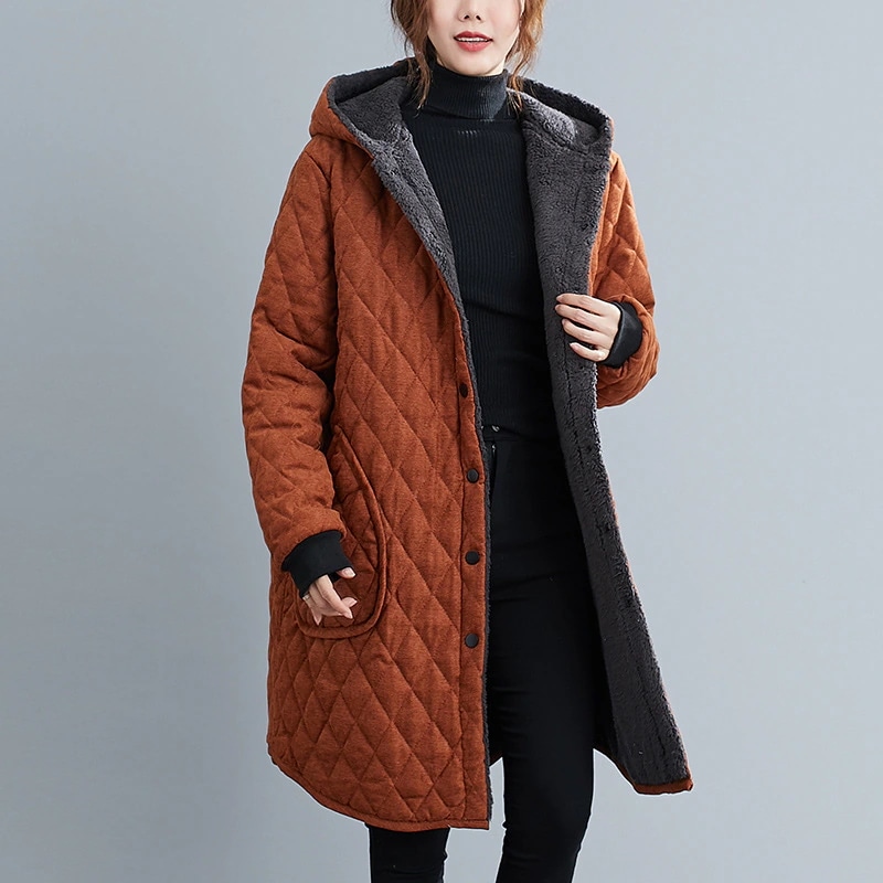 コート レディース ロングコート おしゃれ ジャケット ロング丈 中綿コート フード付き 防寒 アウター 大きいサイズ 韓国風 通勤 オフィス