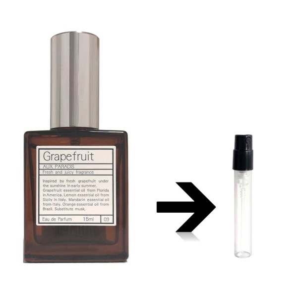 10ml グレープフルーツ オードパルファム AUX PARADIS オゥパラディ　アトマイザー お 5,468円