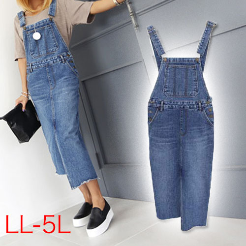 大きいサイズ レディース デニムスカート ロング サロペット デニム スカート ロングスカート ストレッチ ジャンスカ ジャンパースカート マタニティ 秋冬 春夏 10-30代 40代 50代 ファッ