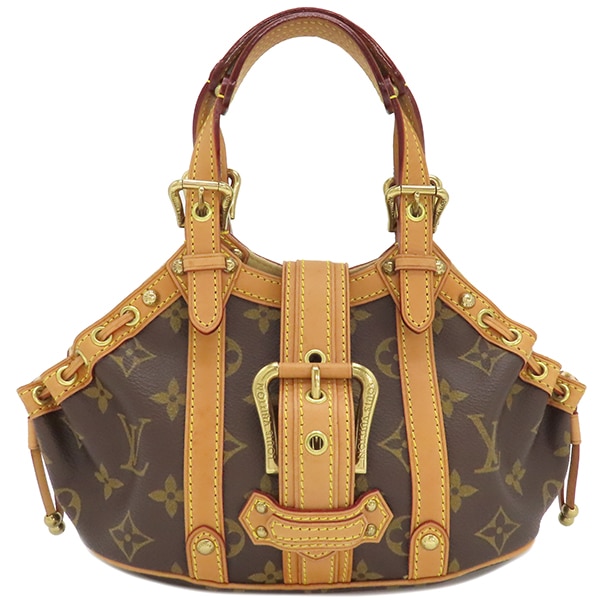ルイヴィトン LOUIS VUITTON ハンドバッグ テダ PM モノグラムキャンバス モノグラム ゴールド金具 茶 ミニバッグ M92399 VI0054【中古】
