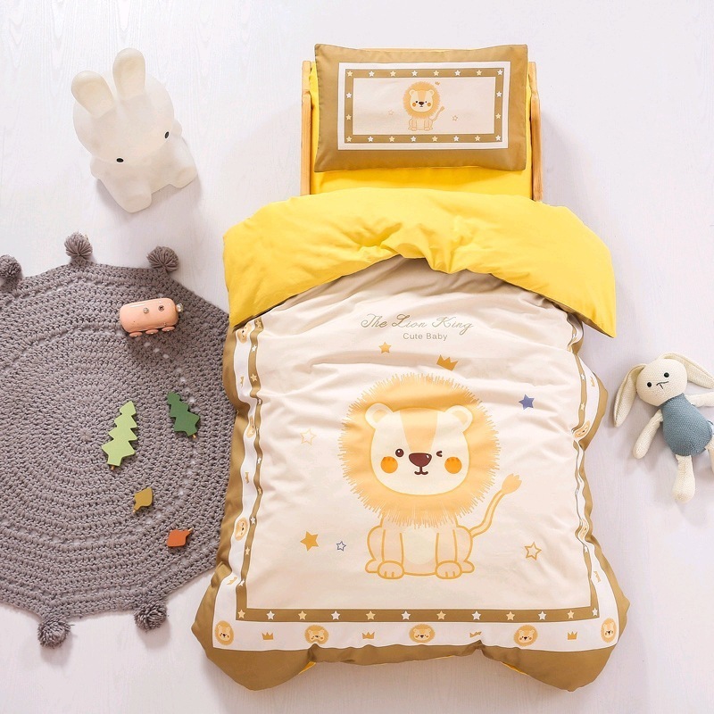 綿のデジタルプリント幼稚園布団3点セット子供の昼寝布団赤ちゃん入園6点セット多点セット 5,610円