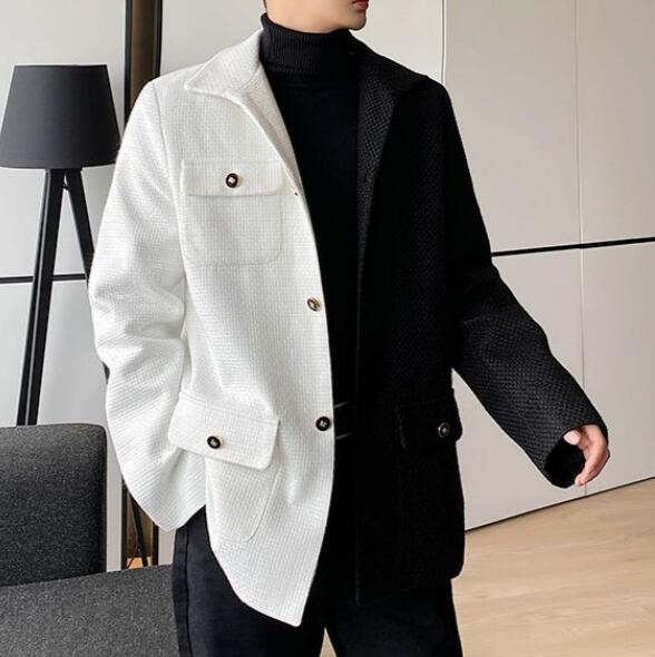 韓国ファッション メンズジャケット厚手 防寒 アウターJ07