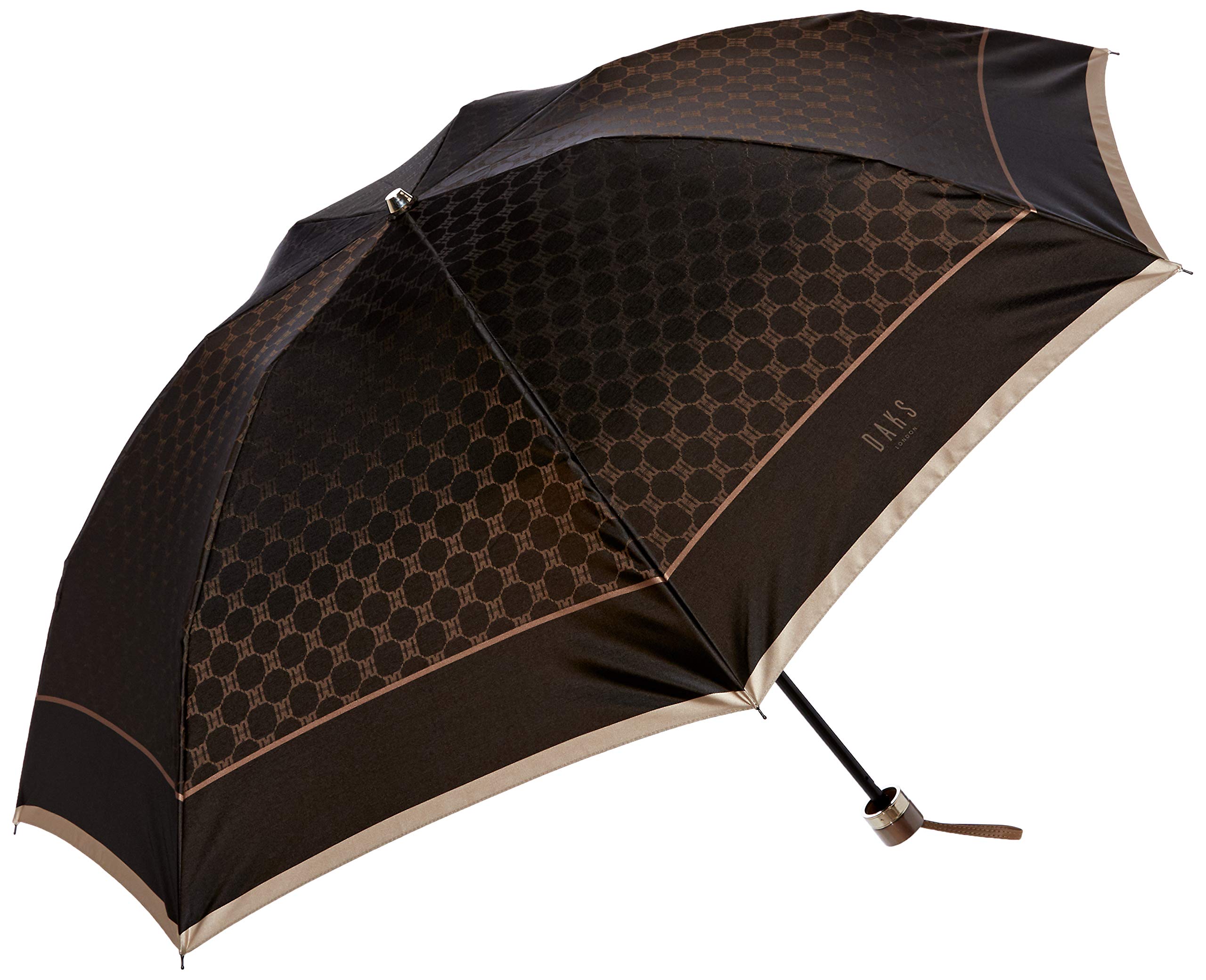 [ムーンバット] 傘 MOONBAT(ムーンバット) DAKS(ダックス) モノグラムジャガード 雨傘 おりたたみ傘 先染め ロゴ入り シンプル オシャレ かわいい 日本製 プレゼント ギフト レディ