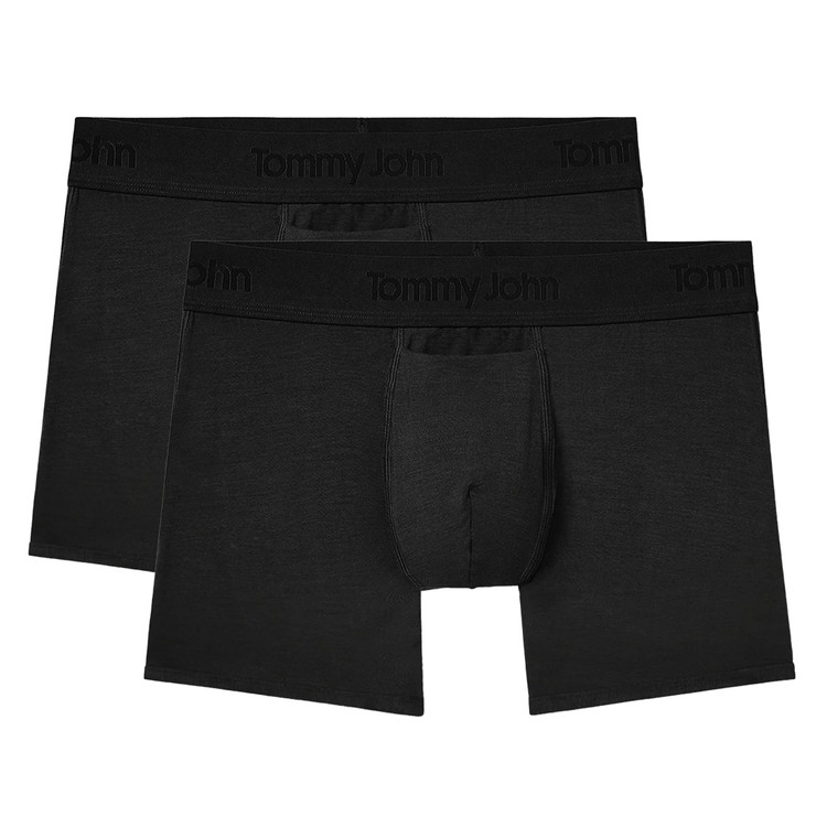 トミージョン：SECOND SKIN ボクサーパンツ 2PK [ブラック]【1003723-BLK】