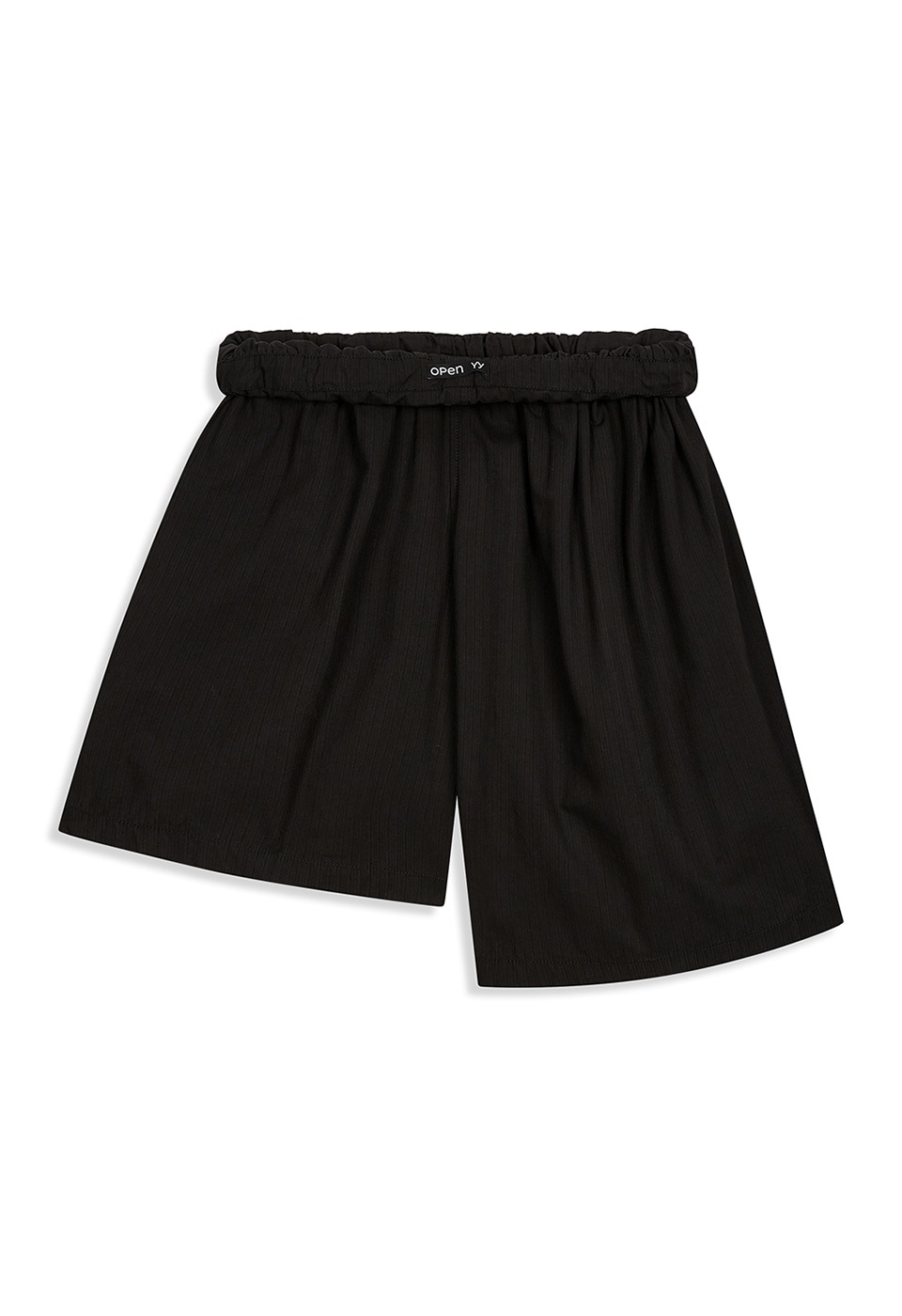 【OPEN Yy】 25FW ROLLED WAIST SKORT : BLACK
