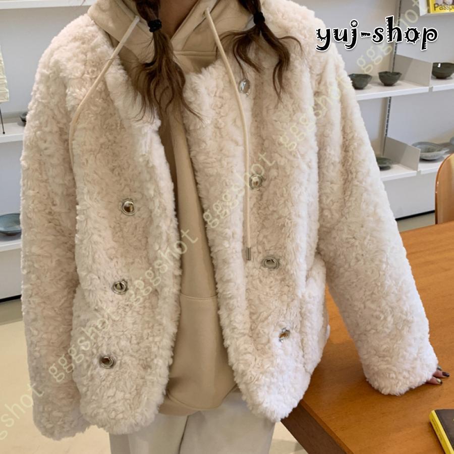 ボアブルゾン リバーシブル ボアジャケット ボアコート 2way ボア ブルゾン ジャケット コート アウター マウンテンパーカー フリースジャケット