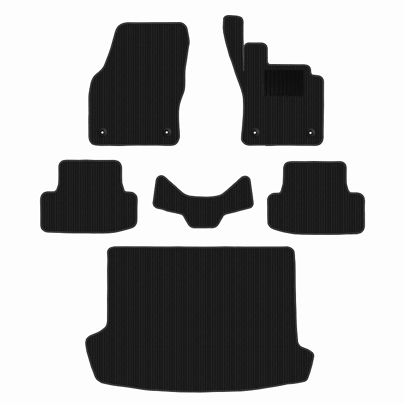 [優れた品質で安売りに挑戦]フォルクスワーゲン T-ロック A1DFF フロアマット + トランクマット(ラゲッジマット) [3色から選択]