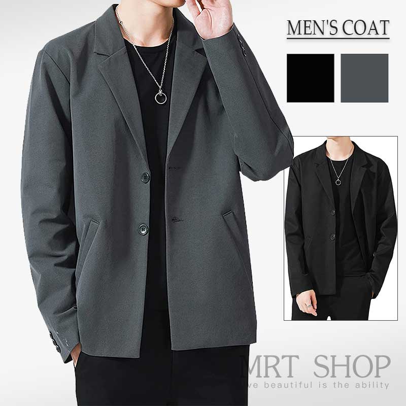 【最新モデル登場!!】ジャケット メンズ 秋 大きいサイズ コート 長袖 テーラードジャケット 秋 カジュアル 細身 防 アウター おしゃれ 無地 ビジネス カジュアル ビジネス