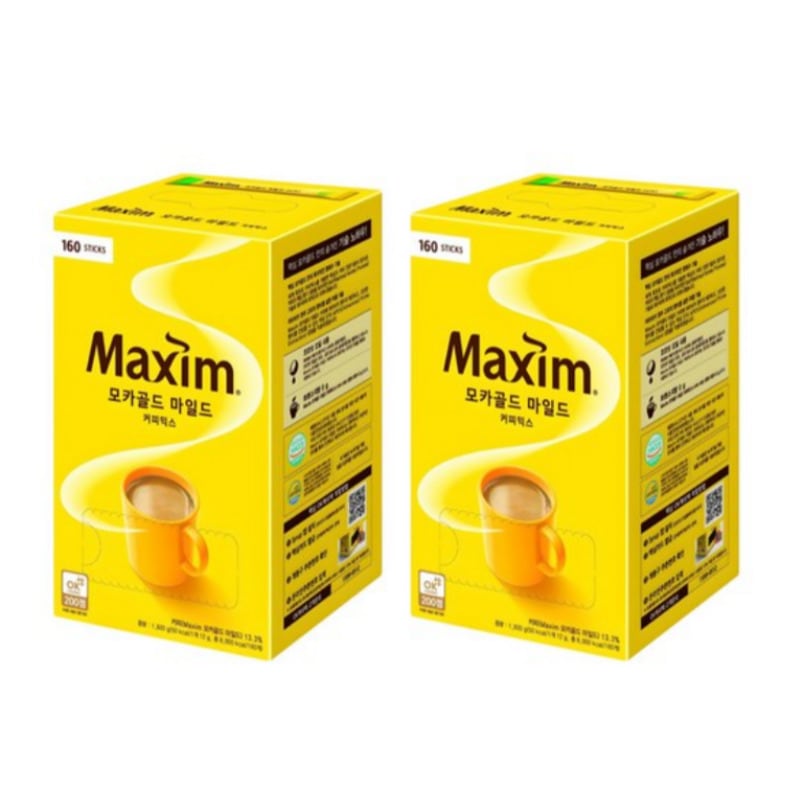 韓国コーヒーモカゴールドマイルドコーヒーミックス160個入りX2箱